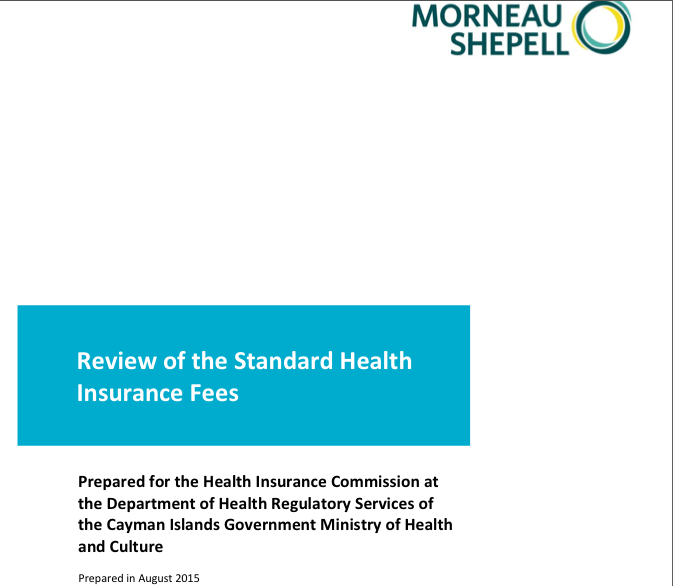 Review of Cayman Islands standard health insurance fees released IEyeNews