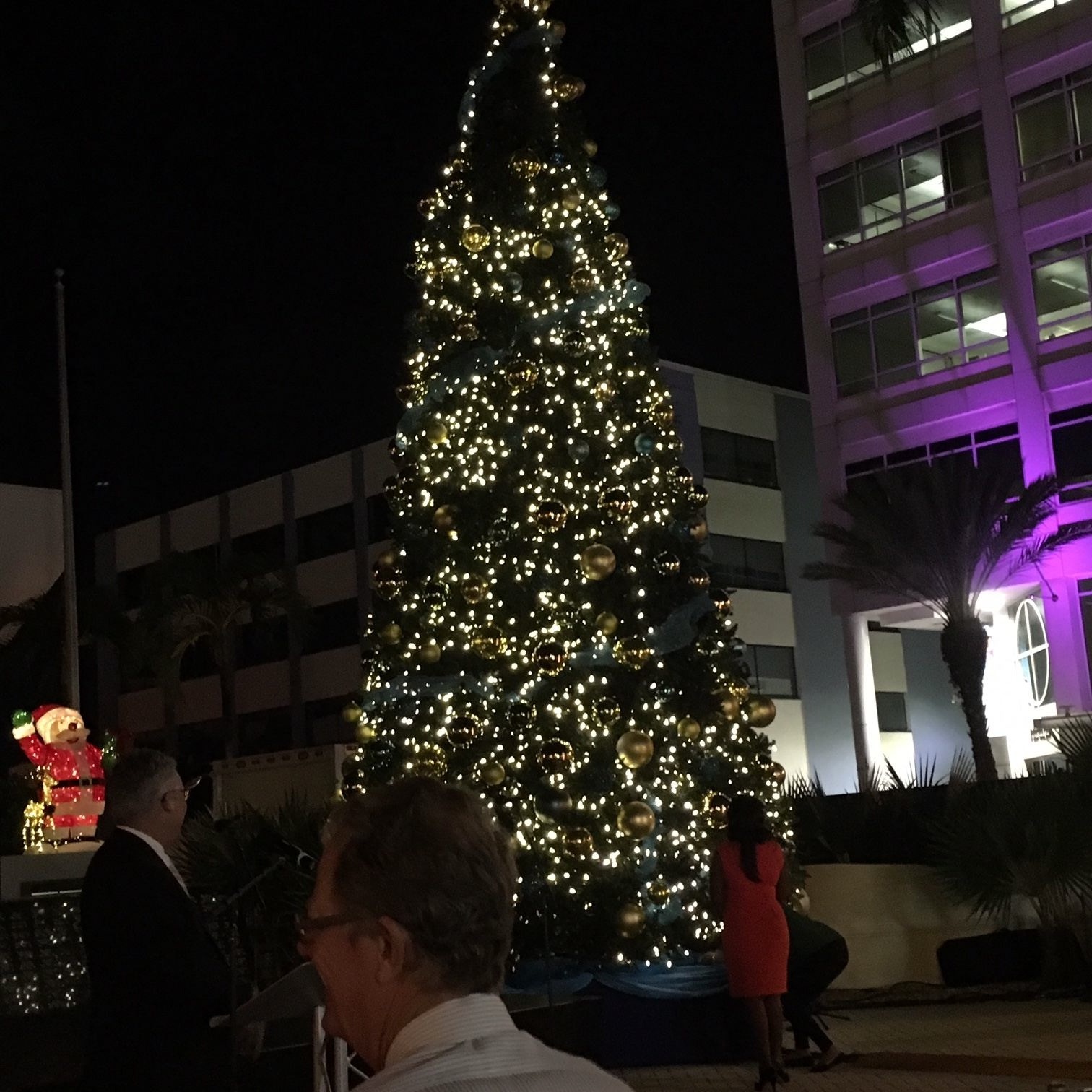 Cayman Islands Rotary's Christmas Tree Lighting Celebration was a huge