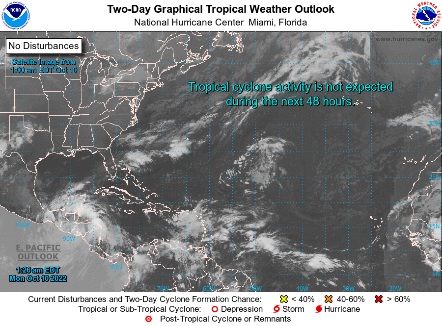 10 Oct Weather in Cayman & Tropical Report IEyeNews