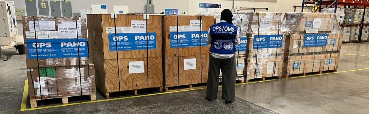 PAHO sends emergency medical supplies to countries affected by Hurricane Melissa