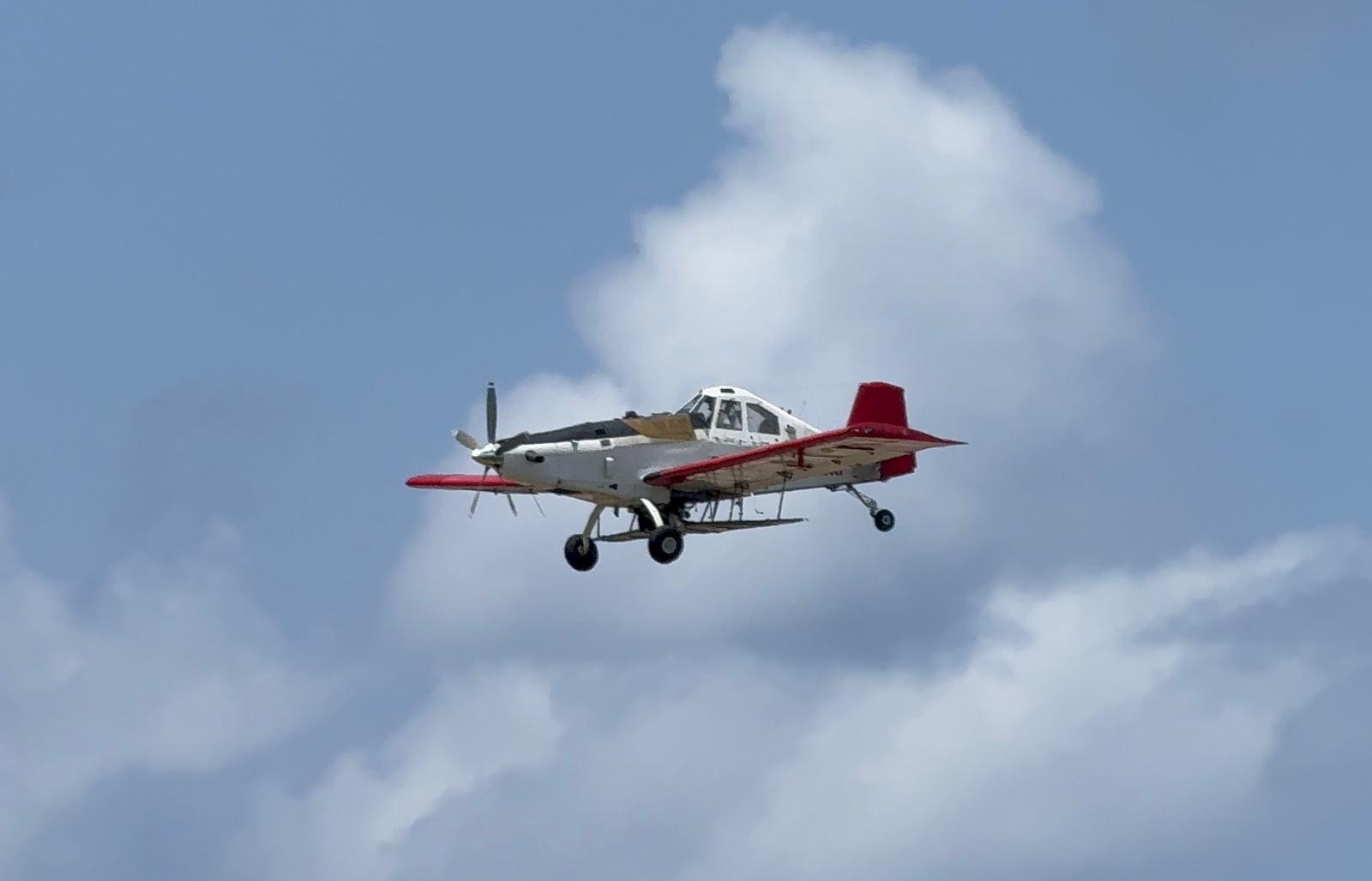 Aircraft larviciding under way across the Cayman Islands