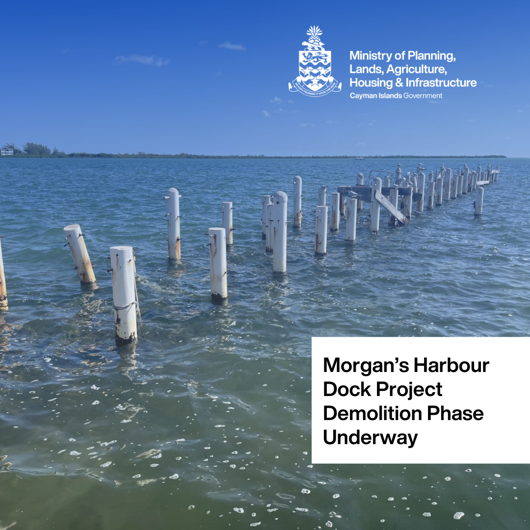 Cayman: Morgan’s Harbour Dock Project – Demolition Phase Underway