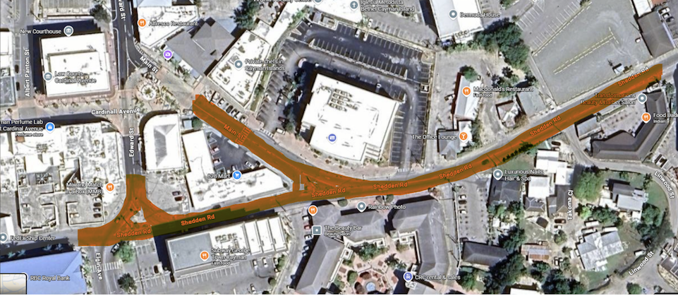 Cayman: Fri 5th December: Scheduled Night Paving in Central George Town on Main Street and Shedden Road