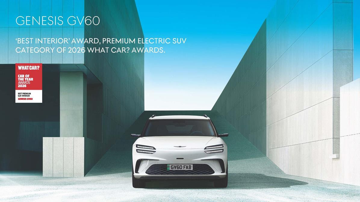 GENESIS GV60 WINS BEST INTERIOR AT WHAT CAR? AWARDS