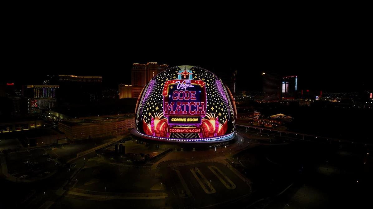 Visit Las Vegas Announces the Launch of “Code Match” The First Live, Mobile Instant-Win Game on Sphere’s Exosphere